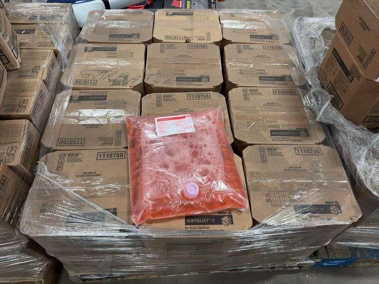 Pallet of No-Rinse Sanitizer (Unopened)