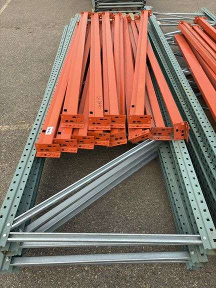 Pallet Racking (4x) 12'-Ends & (12x) 8'-Arms