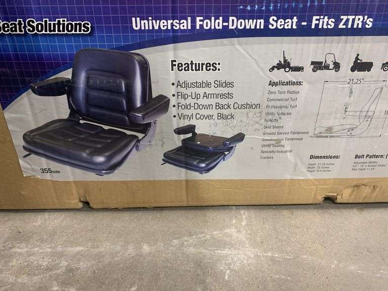 Universal Fold-Down Seat(Fits ZTR's)(Unused)