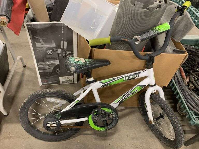 Kids Bike & Boxes of Misc. Items