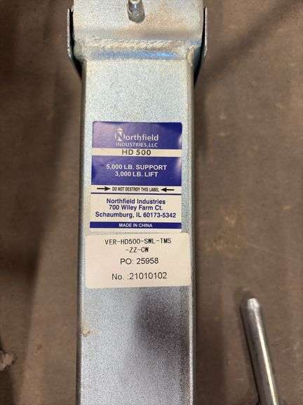 Northfield 5000 lb Wheel Jack (Unused)