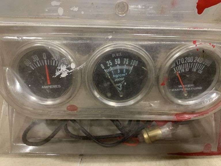 Triple Gauge Kit and Pit Stop 12V Air Compressor