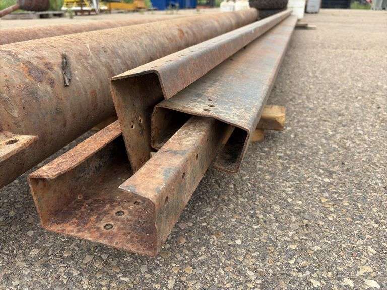 Three Lengths of U-Channel (16' Lengths)