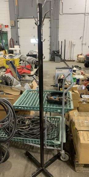 Heavy Elec.Cords,Wheeled Cart,Coat Rack & Auto-body Tools