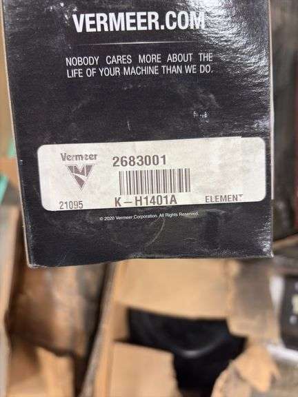 Vermeer Seals, Valve, Adapter, Cable Row Shoft & Filter (Unused)