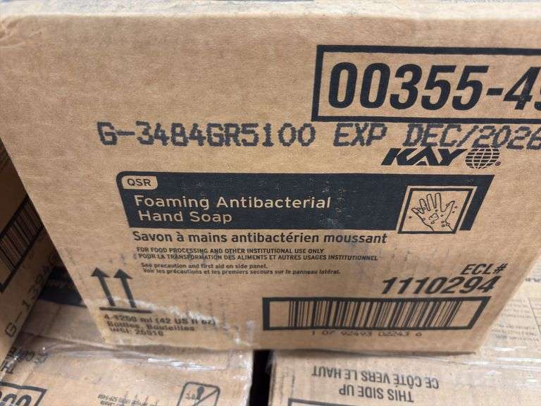 Pallet of Foaming Antibacterial Hand Soap (Unopened)