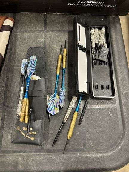 2’x8’ Putting Mat & Misc. Darts