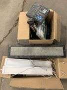 Cabinet Lights ,LED Name Tag & Box of Musical Accessories