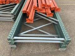 Pallet Racking (4x) 16'-Ends & (12x) 8'-Arms