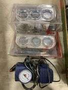 Triple Gauge Kit and Pit Stop 12V Air Compressor