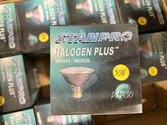 Two Boxes of Stanpro Halogen 50w Lights