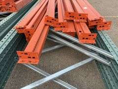 Pallet Racking (4x) 16'-Ends & (12x) 8'-Arms
