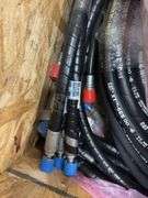Crate with CAT branded Hydraulic Hoses & Components (Unused)