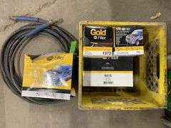 Various Car Filters and Air Pressure Hose