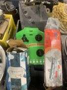 Grease Gun,Brush Cutter Blade, Aluminum Lantern and Splash Guard