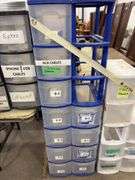 Stacking Plastic Storage Bins
