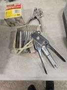 Upholstery hog ring plyers