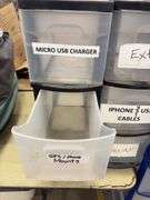 Stacking Plastic Storage Bins