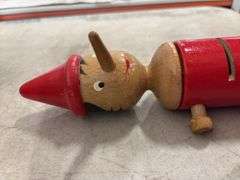Pinocchio Wooden Money Box