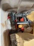 Bin of Assorted Upholstery Supplies