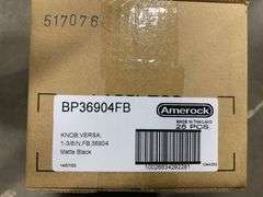 Unopened Matte Black Knob (Approx. 200)