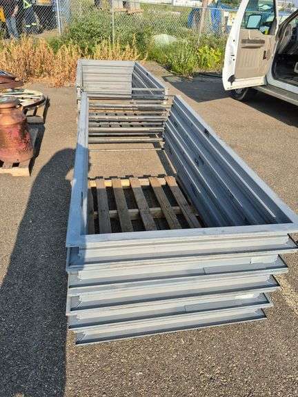 2 Pallets of Metal Door Frames (Total of 10 Frames)
