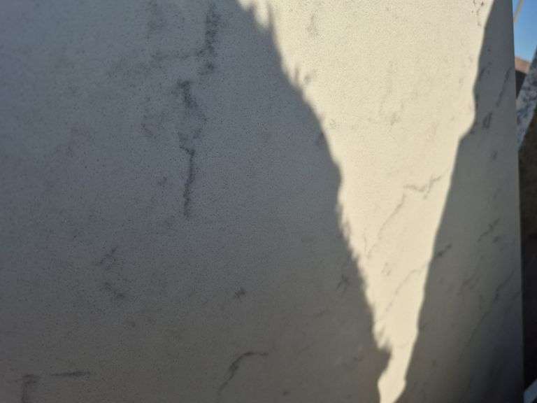 Slab of Granite Irregular Shape (White with Grey Veining)