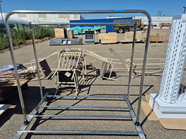 2 (4 Wheeled) Clothes Racks
