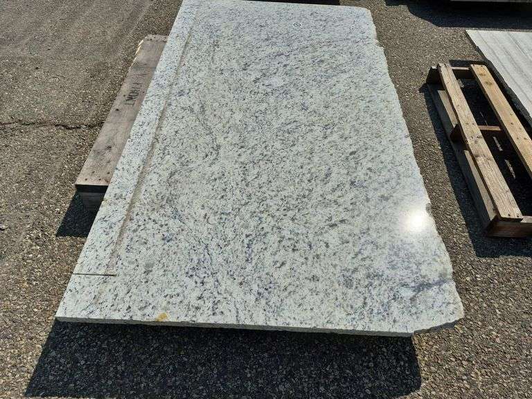 Slab of Granite (Whitish with Grey and Brownish Speckling)