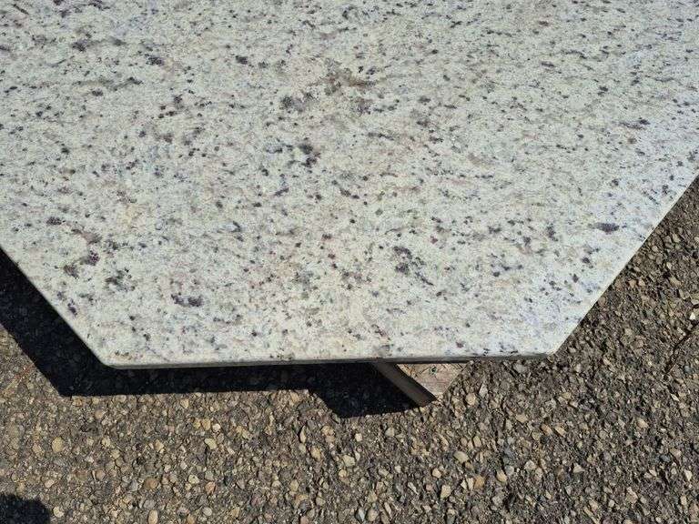 Slab of Granite (Whitish with Grey and Beige Speckling)