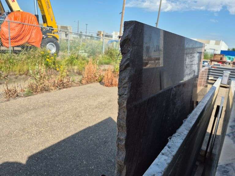 Slab of Granite Irregular Shape (Brown with Lighter Brown and Grey Speckes)