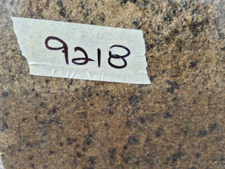 Slab of Granite Irregular Shape (Brown with Grey and Black Veining Pattern)