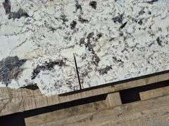 Slab of Granite (White/Black and Grey Speckled Pattern)