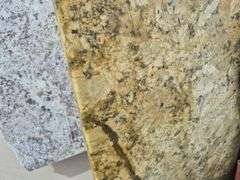 Slab of Granite Irregular Shape (Brown/Grey/Beige Veining/Marbling Pattern)