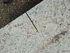 Slab of Granite (White with Beige/Grey/Black Speckling Pattern)