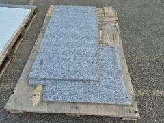 2 Slabs of Granite (Beige/Grey/Black/White Speckled Pattern)