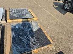 2 Slabs of Granite (Blackish in Color) (Both Approx. 39"L x 33"W)