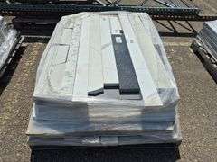 Pallet of Assorted Granite Slabs of Varying Shapes, Sizes and Colors