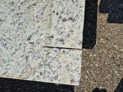 Slab of Granite (Whitish with Grey and Brownish Speckling)