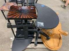 Assorted Tables, Chairs and Jewelry Drawer