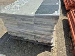 Pallet of Assorted Granite Slabs of Varying Shapes, Sizes and Colors
