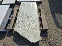 Slab of Granite (White/Grey/Beige/Black Veining Pattern)