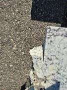 Slab of Granite Irregular Shape (White/Grey/Black/Beige Marbling Pattern)