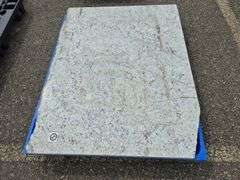 Slab of Granite (White with Beige/Grey/Black Speckling Pattern)