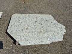Slab of Granite (Whitish with Grey and Beige Speckling)
