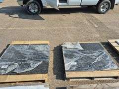 2 Slabs of Granite (Blackish in Color) (Both Approx. 39"L x 33"W)