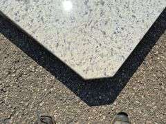 Slab of Granite (Whitish with Grey and Beige Speckling)