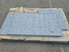 2 Slabs of Granite (Beige/Grey/Black/White Speckled Pattern)
