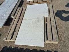 Slab of Granite Irregular Shape (Whitish with Black Stripes in Color)