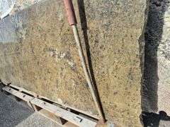 Slab of Granite Irregular Shape (Brown with Grey and Black Veining Pattern)